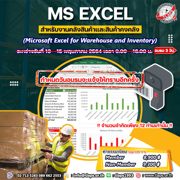 MS Excel for Warehouse and Inventory