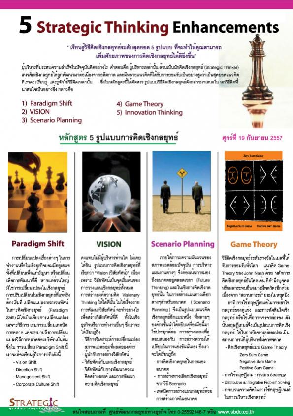 5 Strategic Thinking Enhancement