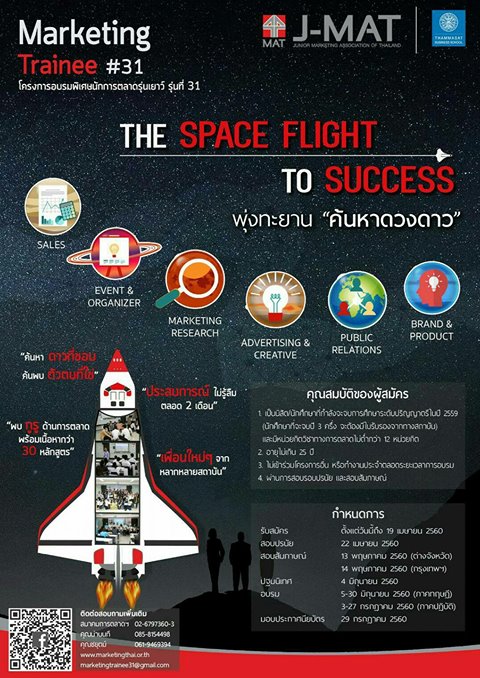 The Space Flight To Success พุ่งทะยาน 