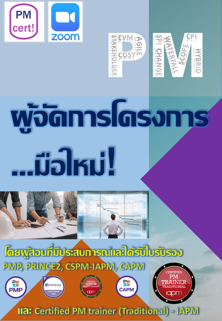 ผู้จัดการโครงการมือใหม่ Zoom Online