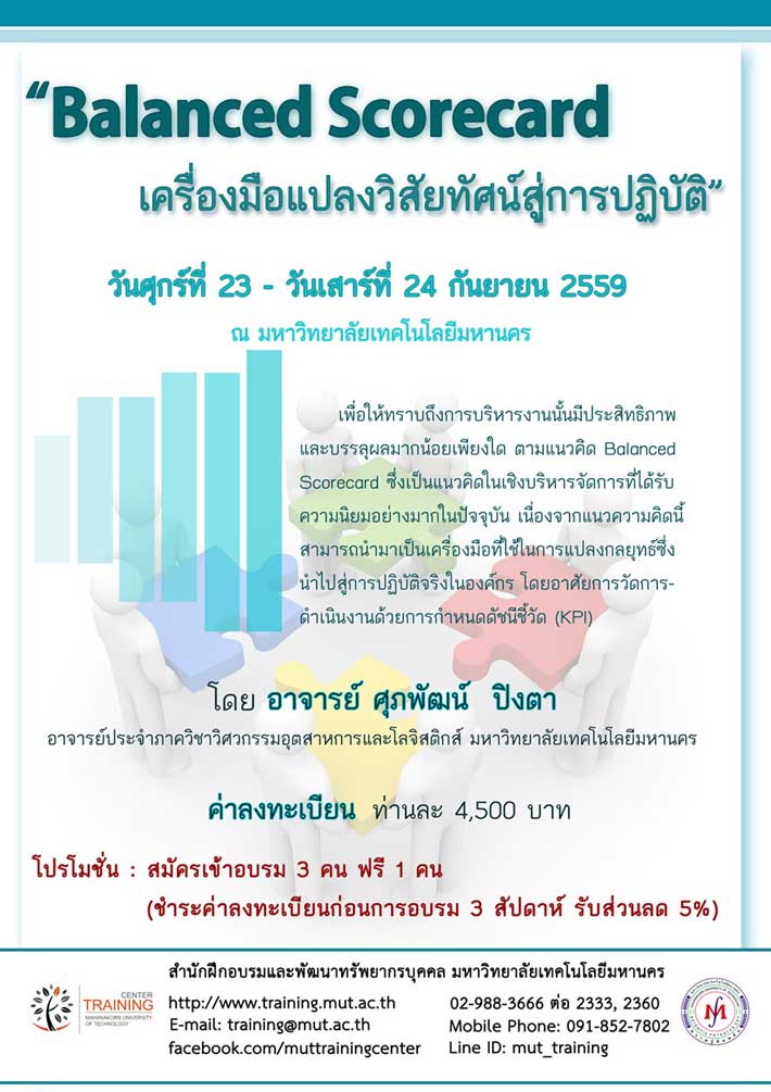 Balanced Scorecard เครื่องมือแปลงวิสัยทัยศน์สู่การปฏิวัติ