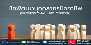 นักพัฒนาบุคลากรมืออาชีพ(Professional HRD)