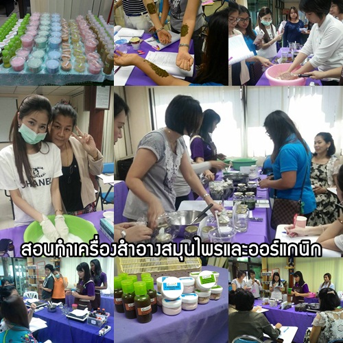 เรียน 3 วัน Advance การทำผลิตภัณฑ์จากวัตถุดิบธรรมชาติและสมุนไพรไทย 100% แนวออร์แกนิก