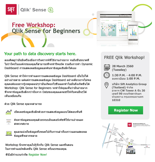 มารู้จักกับการทำ Business Intelligence (BI) ไปกับ Qlik Sense