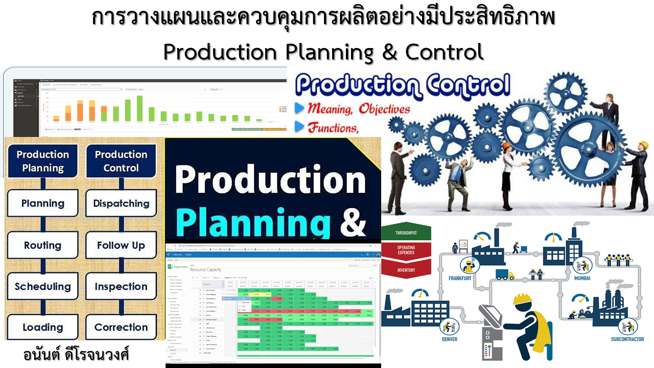การวางแผนและควบคุมการผลิตอย่างมีประสิทธิภาพ