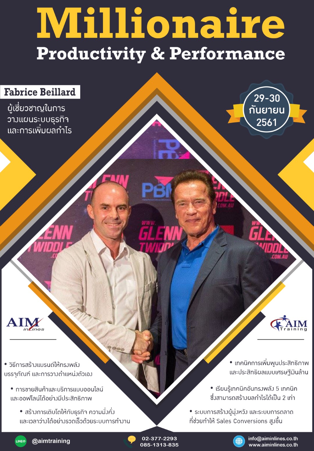 Millionaire Productivity & Performance ( สัมมนา 2 วัน)